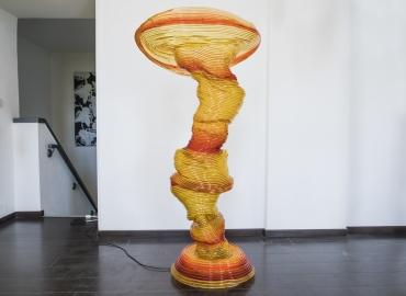 lampada-arancione-jacopo-foggini-1988-Torino-metacrilato.jpg